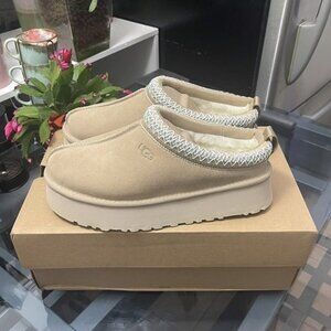 Ugg Tazz Tasman Platform Slippers  Mustard Seed